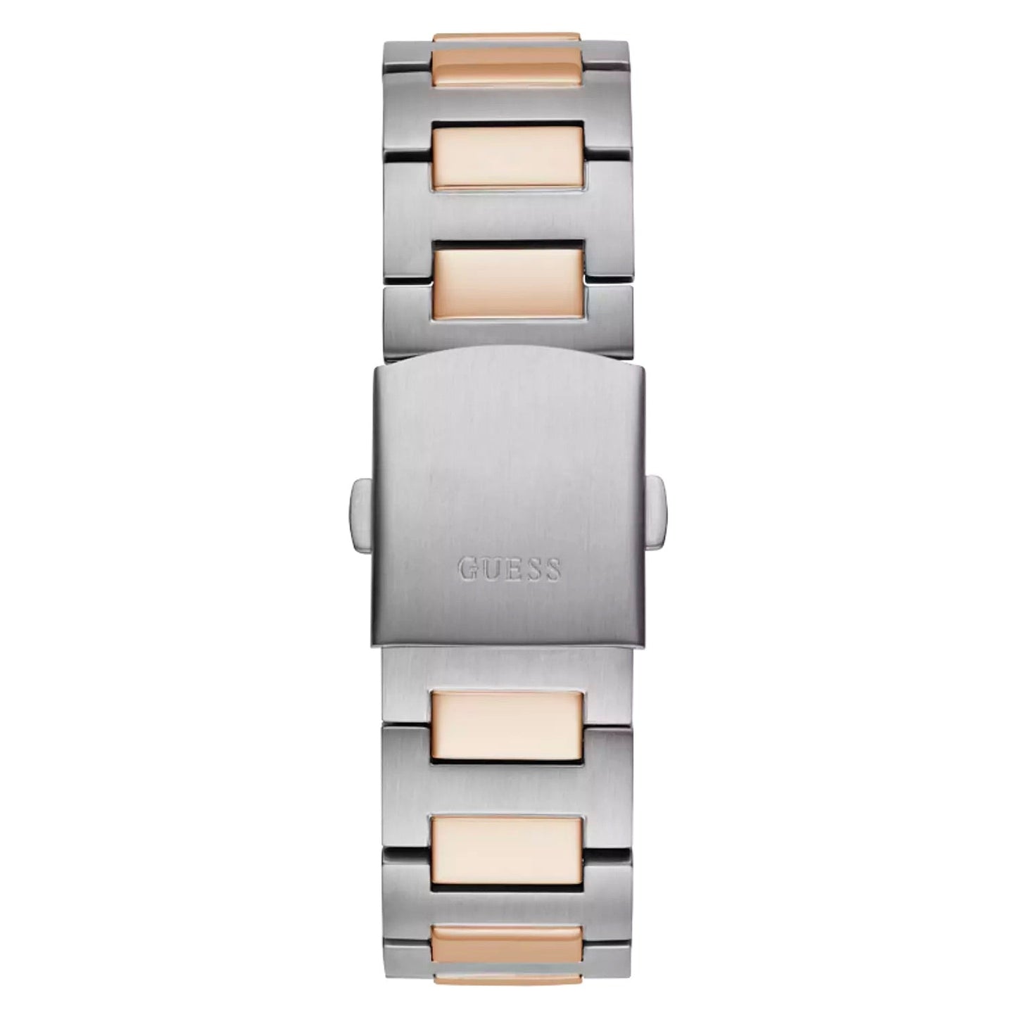 Montre Guess GW0572G4 pour homme Couleur du boîtier 2 tons - Bracelet en acier inoxydable de forme carrée